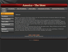 Tablet Screenshot of americathestore.com